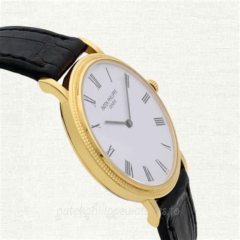 patek philippe mens watch calatrava ref 5120j-001|Patek Philippe Calatrava 5120/1J.